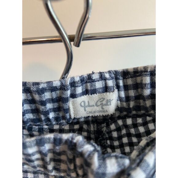 Brandy Melville x John Galt Gingham Tilden Pants Ankle Crop Blue White - Picture 11 of 11